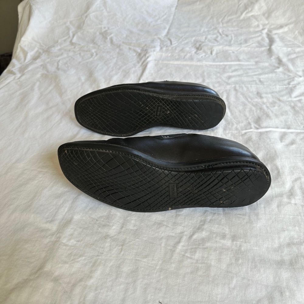Mens Black Prada Moccasins, size 7 - Picture 5 of 5